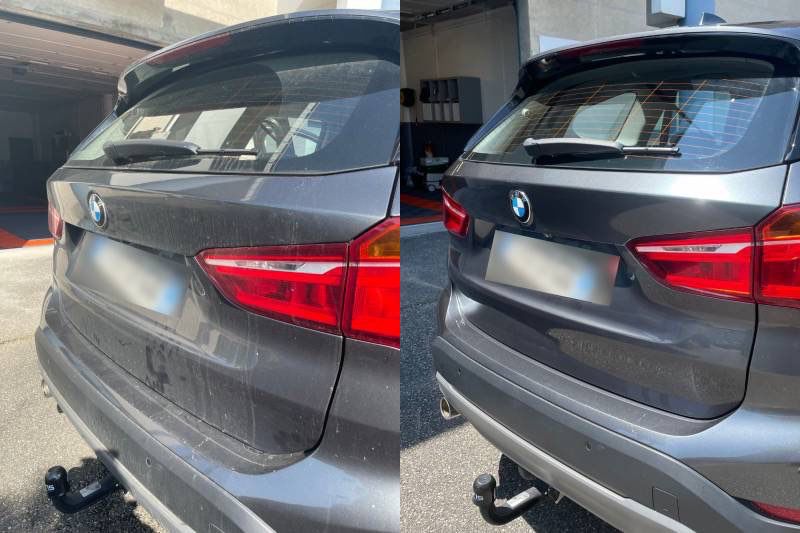 Avant après carrosserie — Nettoyage extérieur